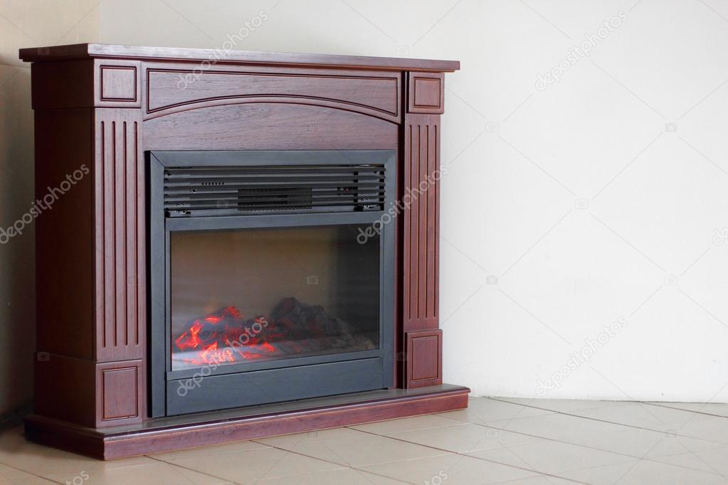 Artificial Fireplace Stock Photo C Once13 84981612