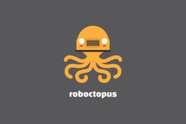 Roboctopus logo clipart