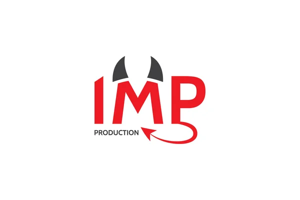 Imp logo de production — Image vectorielle