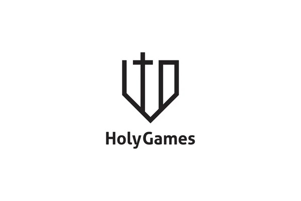 Heilige Games logo — Stockvector