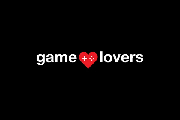 Game Lovers logo — Stock Vector