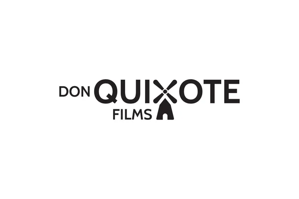 Logotipo películas Don Quijote — Archivo Imágenes Vectoriales