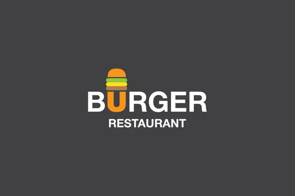Hamburger logo — Stockvector