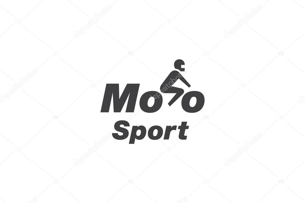 Logo concept for motorcycle sport