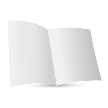 Boş kağıt şablonu kitapçık