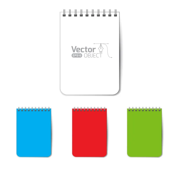 Renkli boş dizüstü bilgisayarlar kümesi