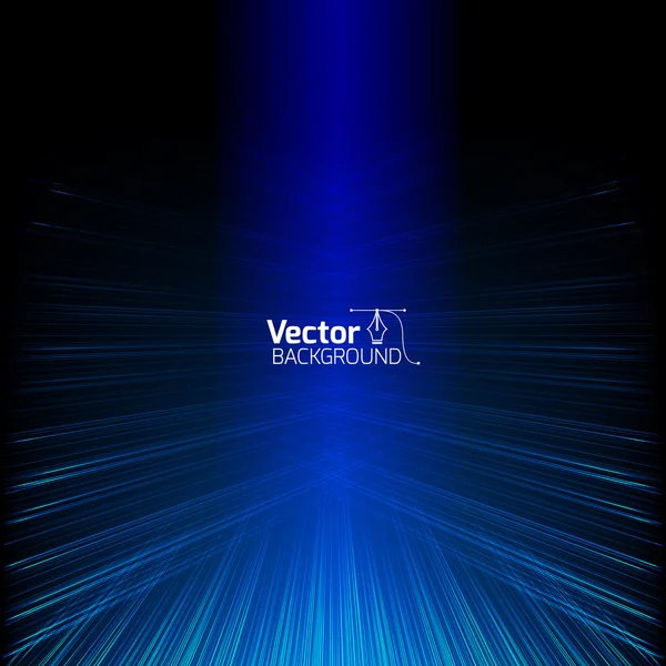 Brilhando fundo digital azul — Vetor de Stock