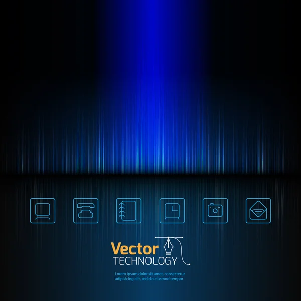 Інтерфейс для технічних пристроїв — стоковий вектор