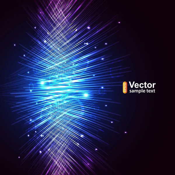Fényes színes vonalakat — Stock Vector