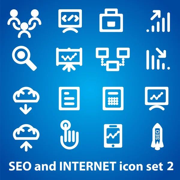Zestaw ikon dla Internetu — Wektor stockowy
