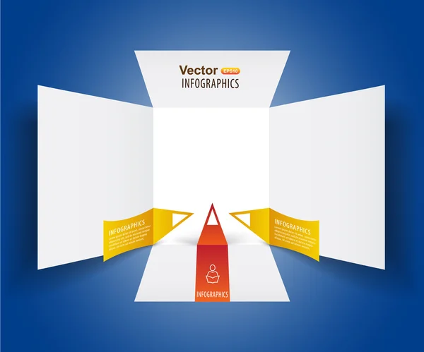 Infographic mall för företag — Stock vektor