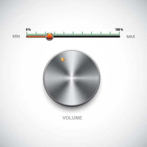 Painel de controle de volume —  Vetores de Stock