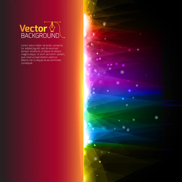 Renkli, soyut dalgalar