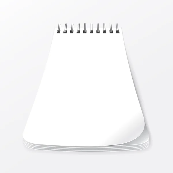 Caderno em branco para texto —  Vetores de Stock