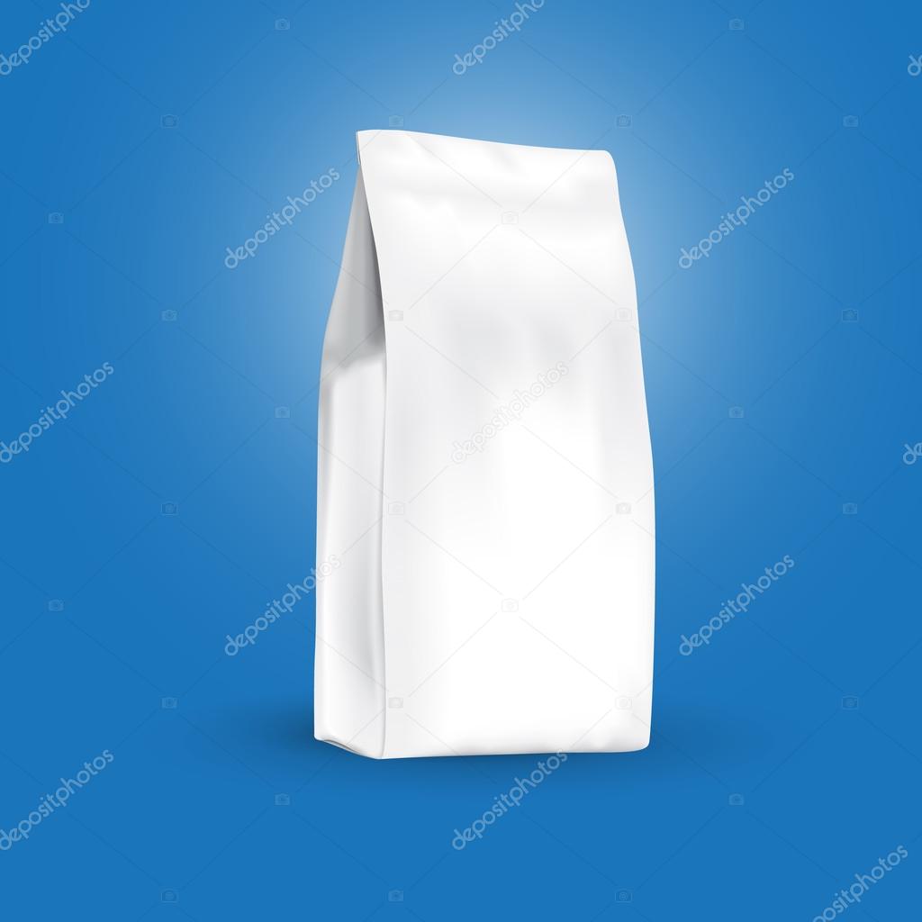 White paper sizeable packaging