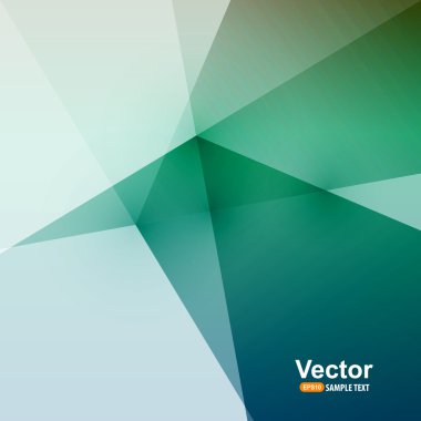 Yeşil geometrik arkaplan