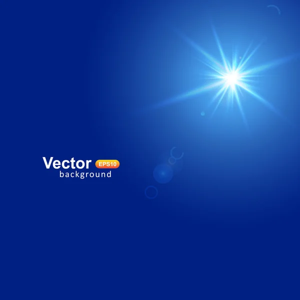 Brillante destello de luz — Vector de stock