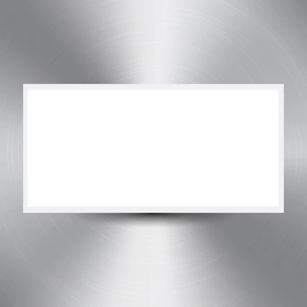 Weiße leere Rechteck-Vorlage — Stockvektor