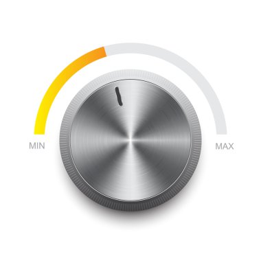 Birim ayarı metal düğmesi