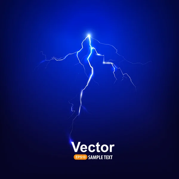 Parlak soyut yıldırım