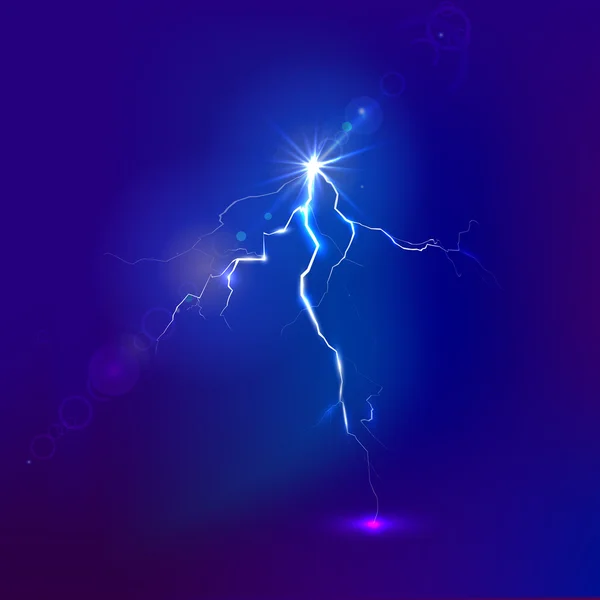 Bright abstract lightning — Stock Vector