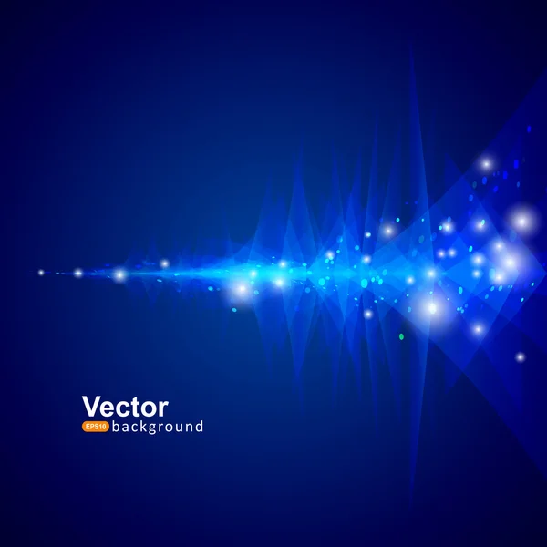 Soyut mavi ekolayzer sanat