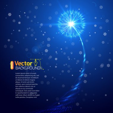 Kar taneli Noel arkaplanı