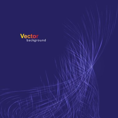 Mavi elektronik satırlarında