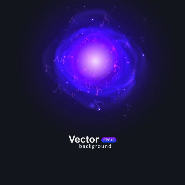 Purple flash star — Stock Vector