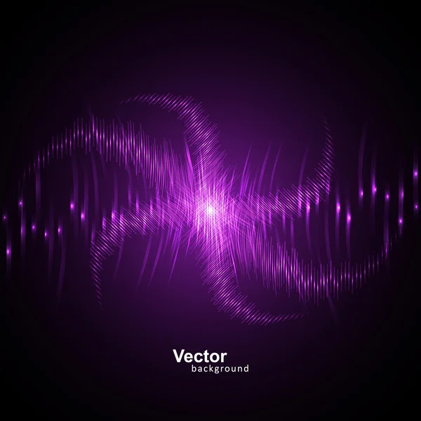 Purple abstract star — Stock Vector