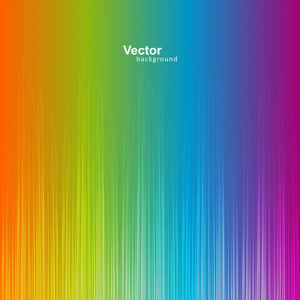 Elegante ecualizador sobre fondo de arco iris — Vector de stock