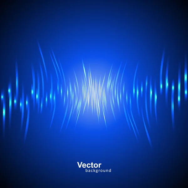 Kurva ljudvågor — Stock vektor