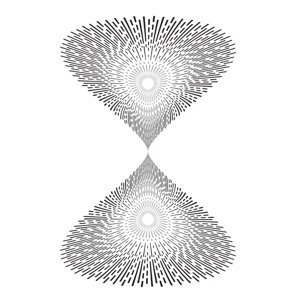 Vintage soyut kum saati