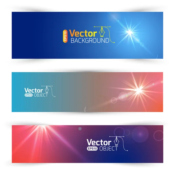 Nápis s blikající světlo, hvězda, pozdrav — Stockový vektor