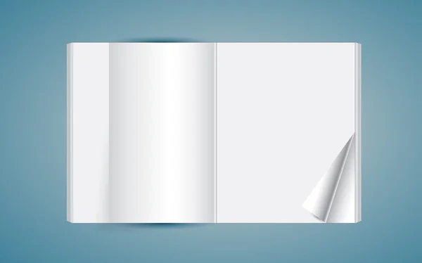 Magazine White Template — Image vectorielle
