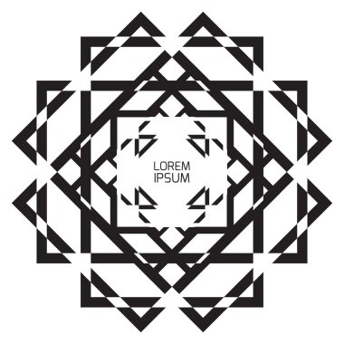 Geometrik etnik desen