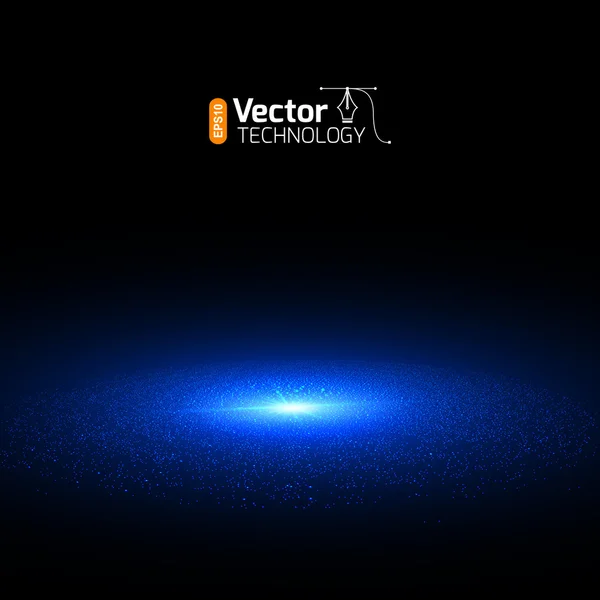 Restante de supernova brilhante — Vetor de Stock