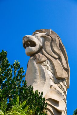 Merlion heykeli Sentosa Adası