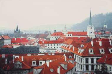 Praha kırmızı çatılar