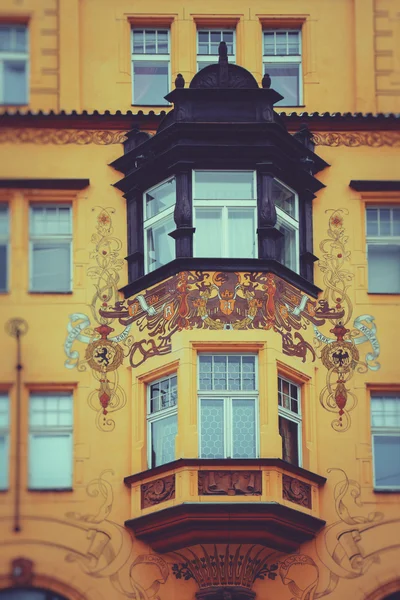 Huis in Praag Stockfoto