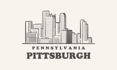 Pittsburg silueti, Pennsylvania çizimi
