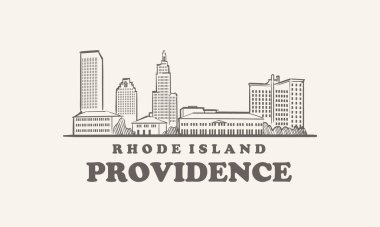 Providence ufuk çizgisi, Rhode Island çizimi