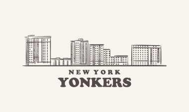 Yonkers silueti, New York çizimi