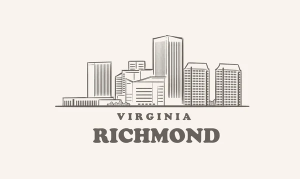 Richmond silueti, Virginia çizimi