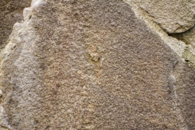 Doğal bir taş. Duvar, temel. Duvarcılık. büyük taş