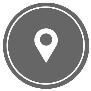 Harita işaretçi. Vektör