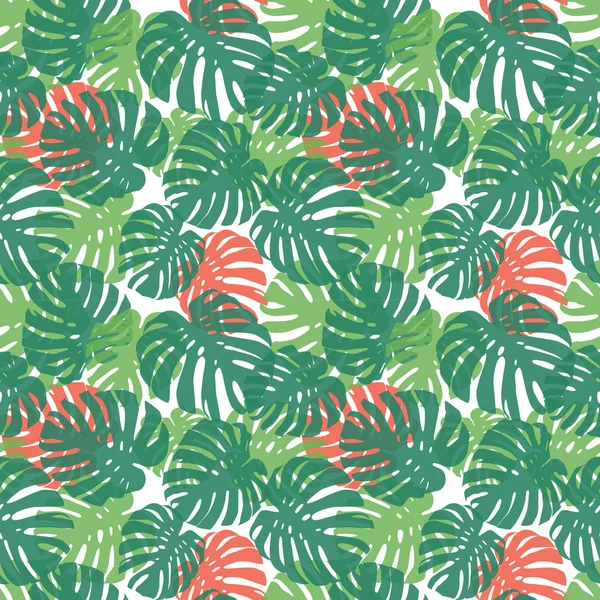 Monstera Modèle sans couture — Image vectorielle