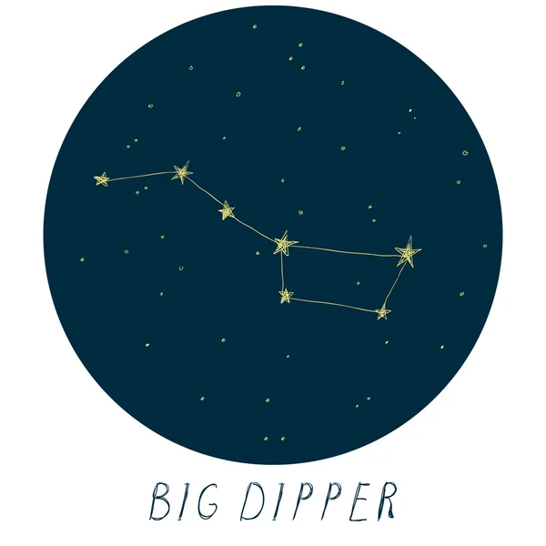 Big Dipper — Stock Vector