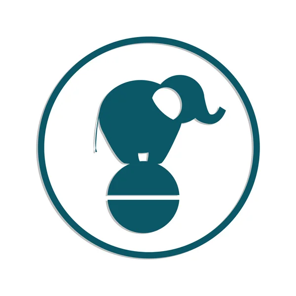 Elephant icon — Stock Vector