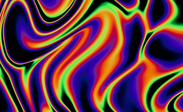 Karanlık neon fütüristik arka plan. Akışkan gradyan duvar kağıdı.